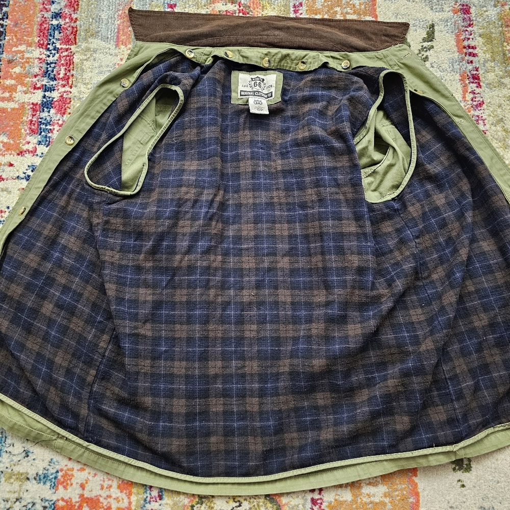VTG 90s Route 66 Mens Medium Chore Jacket Barn / Field Shacket Plaid Lined - Picture 10 of 12